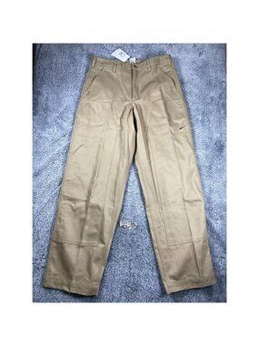 Nike Life Painters Pants Size 32 Men Parachute Beige Black HV1336-297